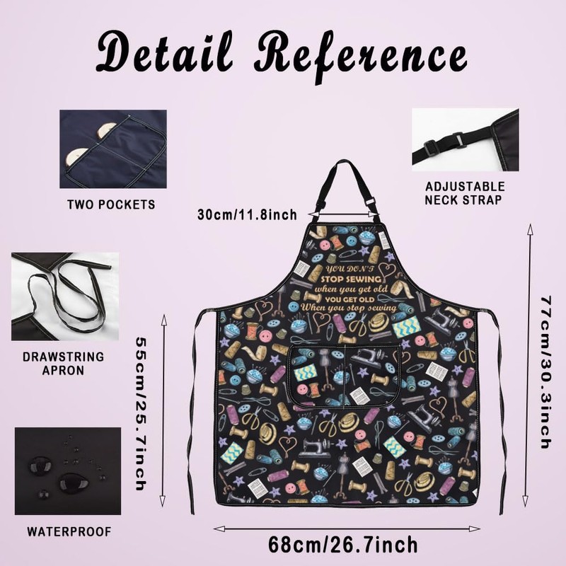 Funny Sewing Gift Sewing Apron Sewing Addicts Gift Sewing Lover
