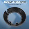 PATIKIL 44mm Plumbing Cover Plates, 9 PCS Wall Split Flange