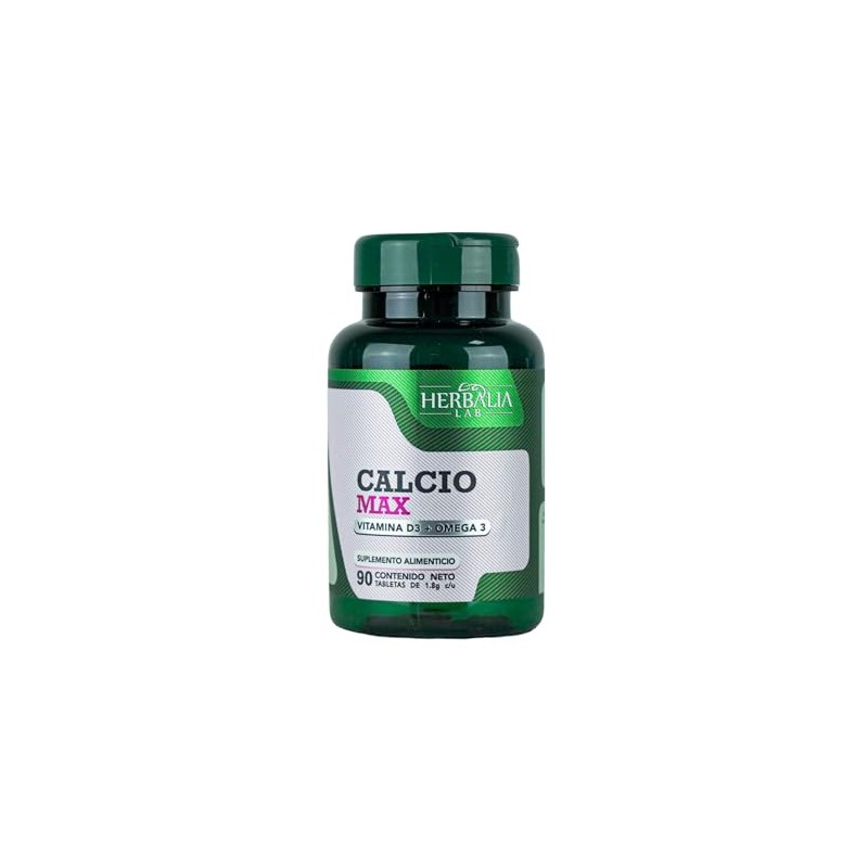 Calcio Max 600 Triple Fuerza con Vitamina D3 y Omega