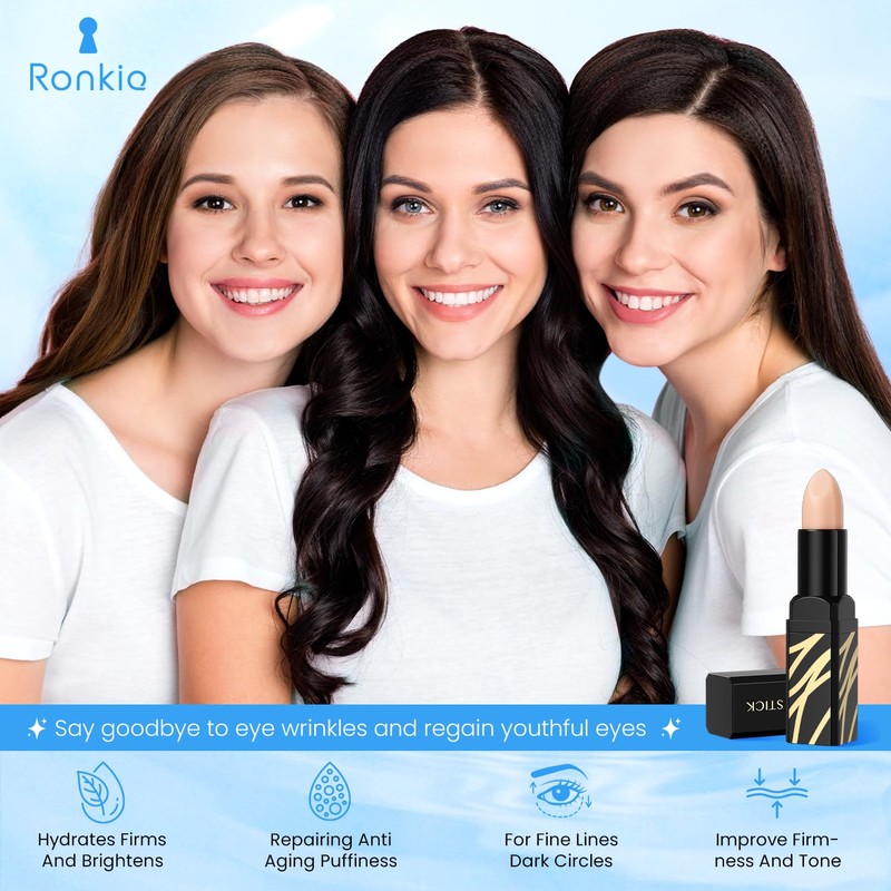 RONKIE Caffeine Eye Cream for Dark Circles: Caffeine Eye Stick