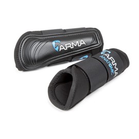 Shires Arma Neoprene Brushing Boots in Black SMALL Ponyy, Black