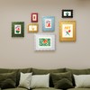 YESKAY 8x10 Picture Frame with Mat for 5x7,Cute Wavy Edge