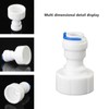 3/4" Female Thread Straight to 1/4" OD Push-to-Connect, RO Water