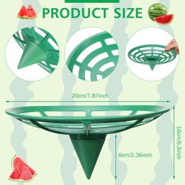 Irenare 20 Pcs Watermelon Net and Reusable Melon Cradles Hammock Watermelon Hammock Net for Garden Pumpkin Support Plant Honeydew Cantaloupes Ground Rot Holds up to 8lbs (Green)