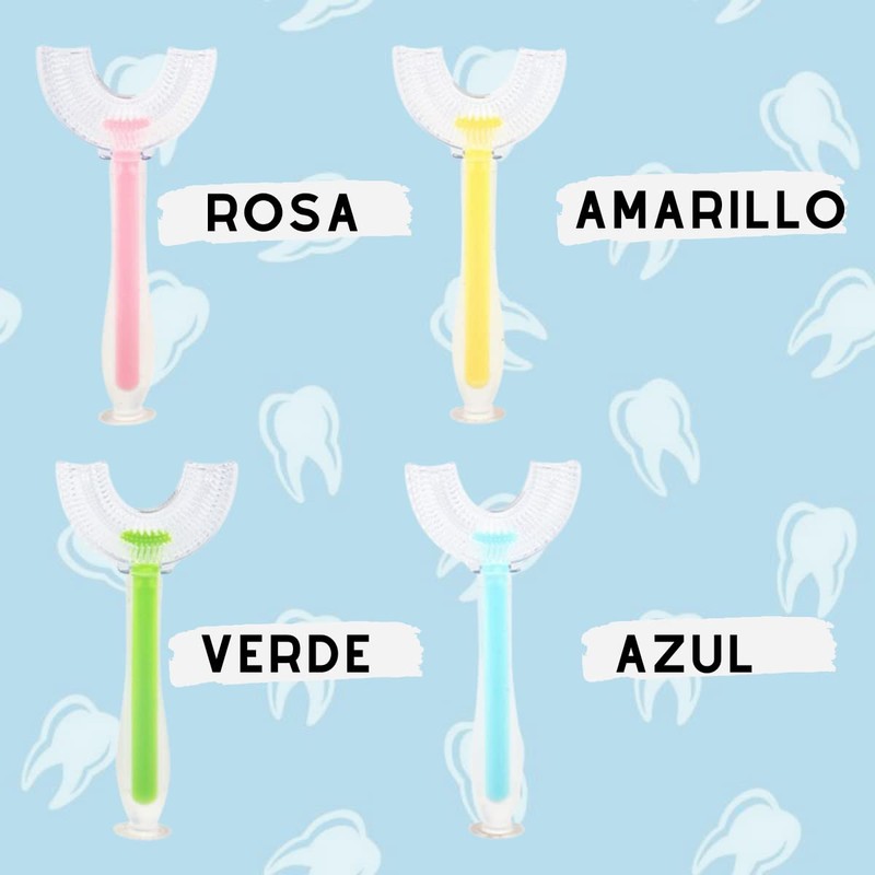 VERALY.MX | 2 Cepillos De Dientes Forma U Boca Entera