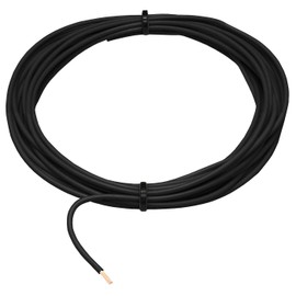 10 m Flry Vehicle Cable Black 1 mm² Round Cable Stranded Car Power Cable
