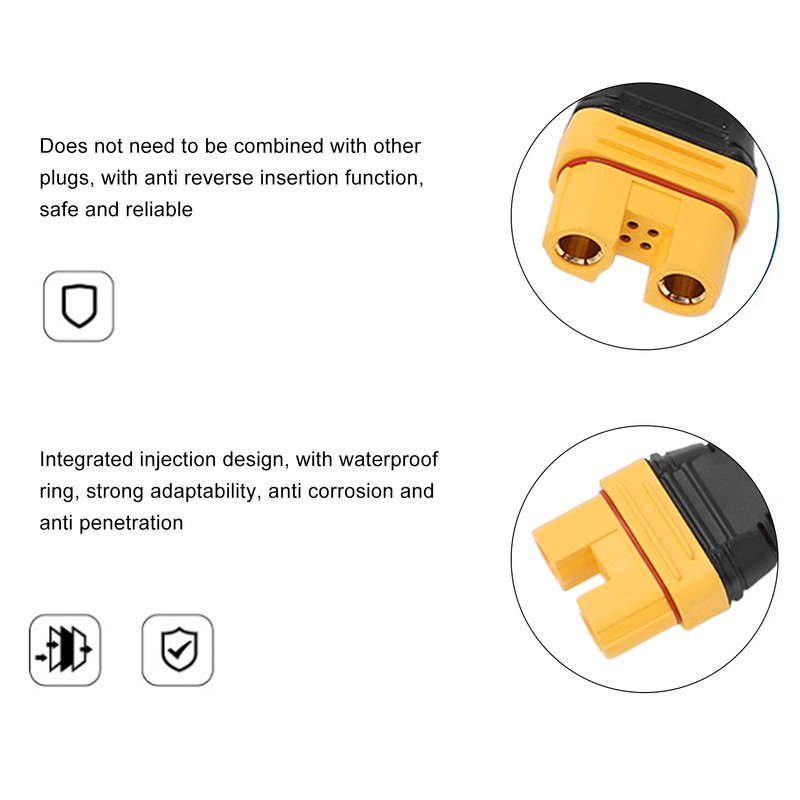 AS150U Female Plug Connector Anti Sparking Silicone Cable Female Plug