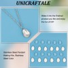 UNICRAFTALE Set of 60 Teardrop Cabochon Pendant Set Cabochons Pendant
