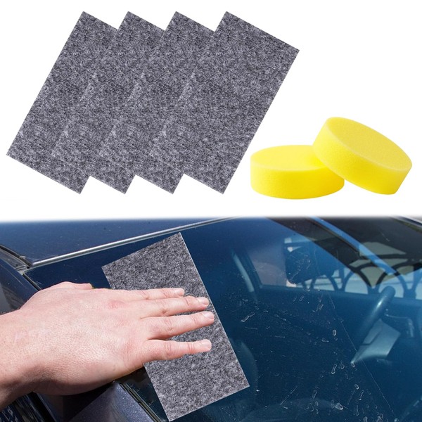 4 Pcs Nano Sparkle Cloth, Scratch Remover Cloth And 2