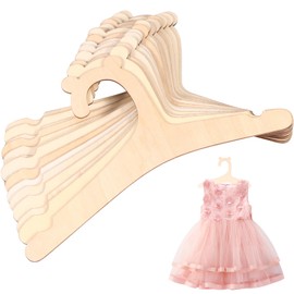 20Pcs Cute Little Kids Hangers,Baby Hangers for Closet,9 inch Creative Wooden Kids Hangers,Smooth Newborn Hangers for Baby Toddler Kids Clothes Dress Pants