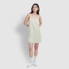 JAJU [JAJU] Women's Satin Stretch Slip Dress_Khaki Gray
