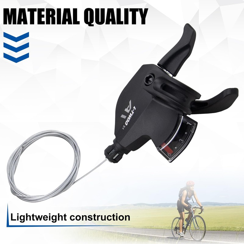 WEEROCK Bike Shifter Lever 6 Speeds Right Thumb Gear Shift