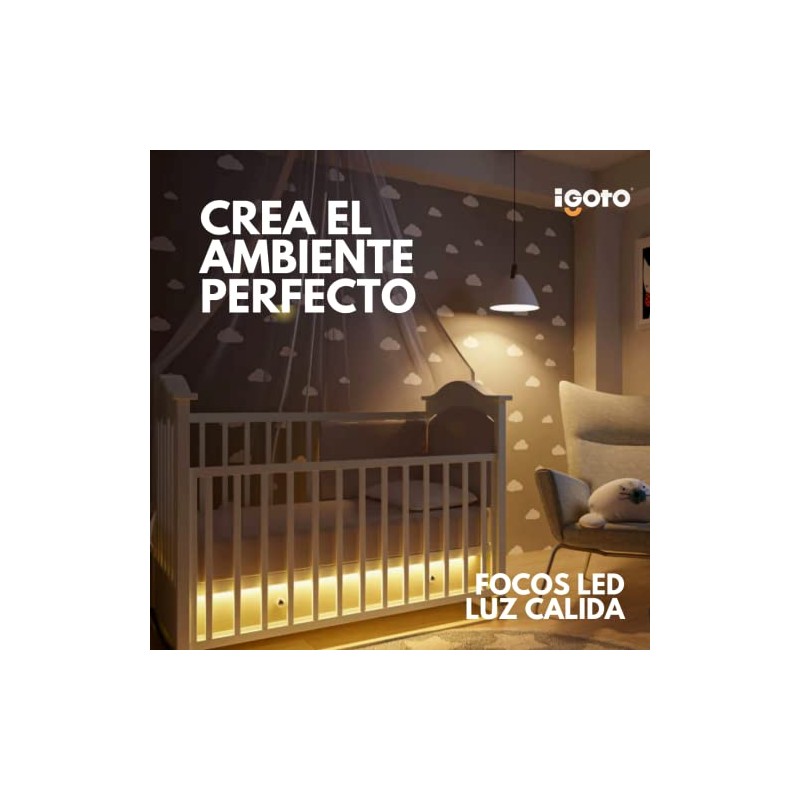 iGoto F3P20112 Pack de 3 Focos 12w A55 Luz Calida