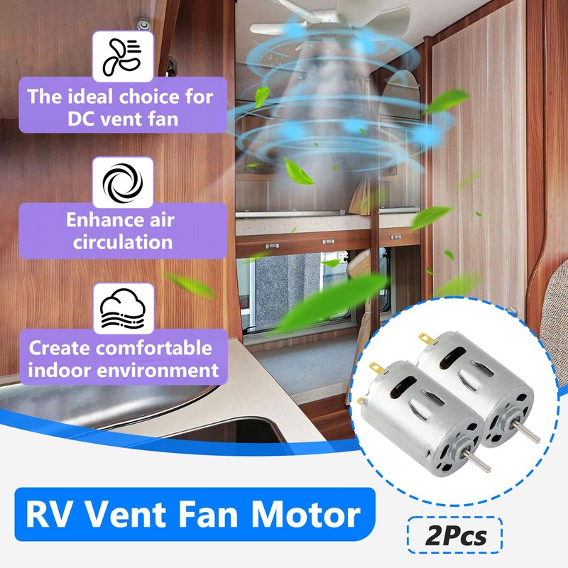 2Pcs 12V DC Fan Motor Fit for Ventline BVD0218-00, Ventline