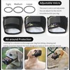 HEELE Dog Muzzle,Soft Nylon Muzzle Anti Biting Barking Chewing,Air Mesh