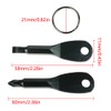 2 Pack Keyring Screwdriver, Portable Phillips Flathead Keychain Screwdriver Outdoor