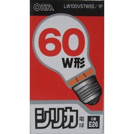 Silica Bulb LW100V57W55/1P LW100V57W55/1P