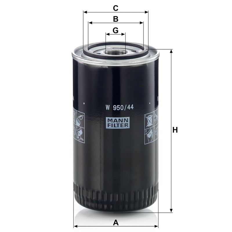 Mann Filter W 950/44 Engine Blocks