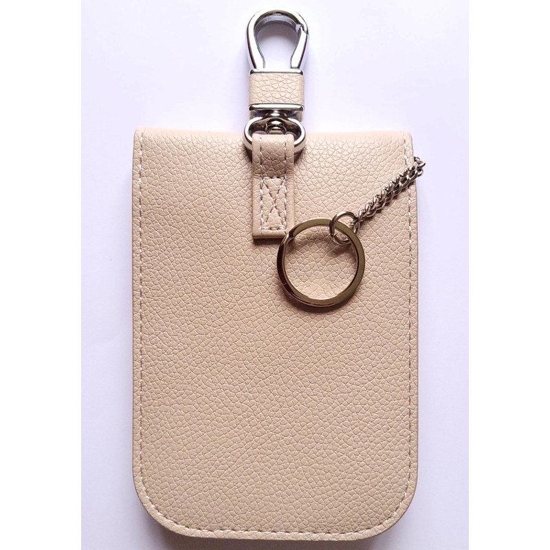 RFID Signal Blocker Faraday Pouch for Car Keys, Premium PU