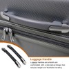 Pack of 2 Suitcase Handle Replacement Black, 24 cm Luggage