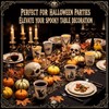 48 Pcs Halloween Paper Cups 9 oz Gothic Disposable Cups