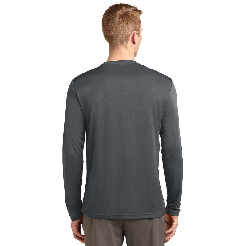 Long Sleeve Tee (ST350LS) Iron Grey, L