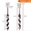 1 X 10 Upgrade Scotch Eye Wood Auger, Sharper Embedded