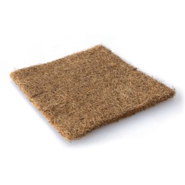 Coconut Coir Hydroponic Grow Mat - Case of 100-10 x 10 Inches for 1010 Trays - Woven Coco Fiber Growing Pad for Microgreens & Wheatgrass