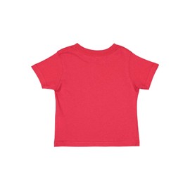 RABBIT SKINS Infant 100% Cotton Jersey Short Sleeve Tee, Red, 12 Months