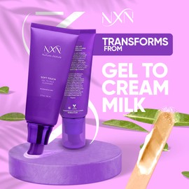 NXN Gel-to-Milk Facial Cleanser - Gentle, Daily Face Wash, For Hydrating Dry and Sensitive Skin, Fresh Scent, 2 Fl Oz