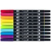 Tombow - Rotuladores artísticos con doble pincel, brillantes, paquete de