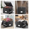 ENGPOW 5200°F Fireproof Document Box with Lock, Heat Insulated Collapsible