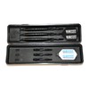 3 darts with 3 WA Softspitzen Softdarts Line in Black