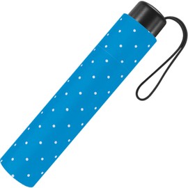 Super Mini Women's Pocket Umbrella Flash Manual Dots, lightblue, Pocket umbrella