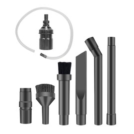 KEEPOW 8 Pieces Mini/Micro Vacuum Cleaner Attachment Tool Kit, 1-1/4" & 1-3/8" Attachments for Hard-to-Reach Areas