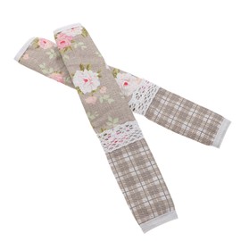 DOITOOL 1 Pair Anti-Static Protective Cover Kitchen Appliance Handle Cover Fridge Handle Covers Oven Handle Cover Freezer Door Handle Cover Refrigerator Door Handle Sleeves Coffee