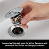 Bürstenking Sink Drain Fitting - Drain Valve with Hair Strainer