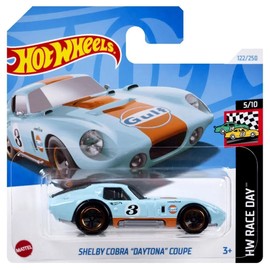 Hot Wheels Single Cars Shelby Cobra Daytona Coupe HTC77