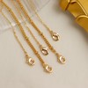 Sonateomber Gold Natural Tigers Eye Stone Pendant Necklace for Women