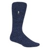 HEAT HOLDERS - Mens Patterned Twist Thermal Socks in 35