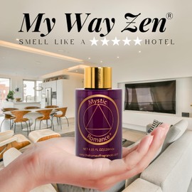 Mystic Romance My Way Zen Premium Home Fragrance Oil - for Aroma Oil Diffusers and Burner Oil Lamps (4oz, Purple Bottle)