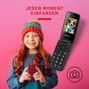 Panasonic KX-TU410 4G Klapphandy, 2,4 Zoll, Schwarz