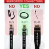 RetailAndBulk Dual Telephone Line Separator/Combiner 3-Female RJ11 Jack Adapter for