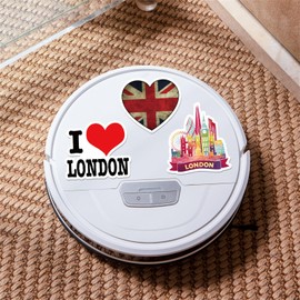 50 Pcs London Stickers Buckingham Palace Elizabeth British Style Stickers London Travel Aesthetic Waterproof Vinyl Decals for Water Bottles Laptop Luggage Cup Skateboard Guitar Décor