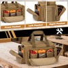 Tactical Tool Bag with Anti-friction Bottom, Hand Tool Tote Storage
