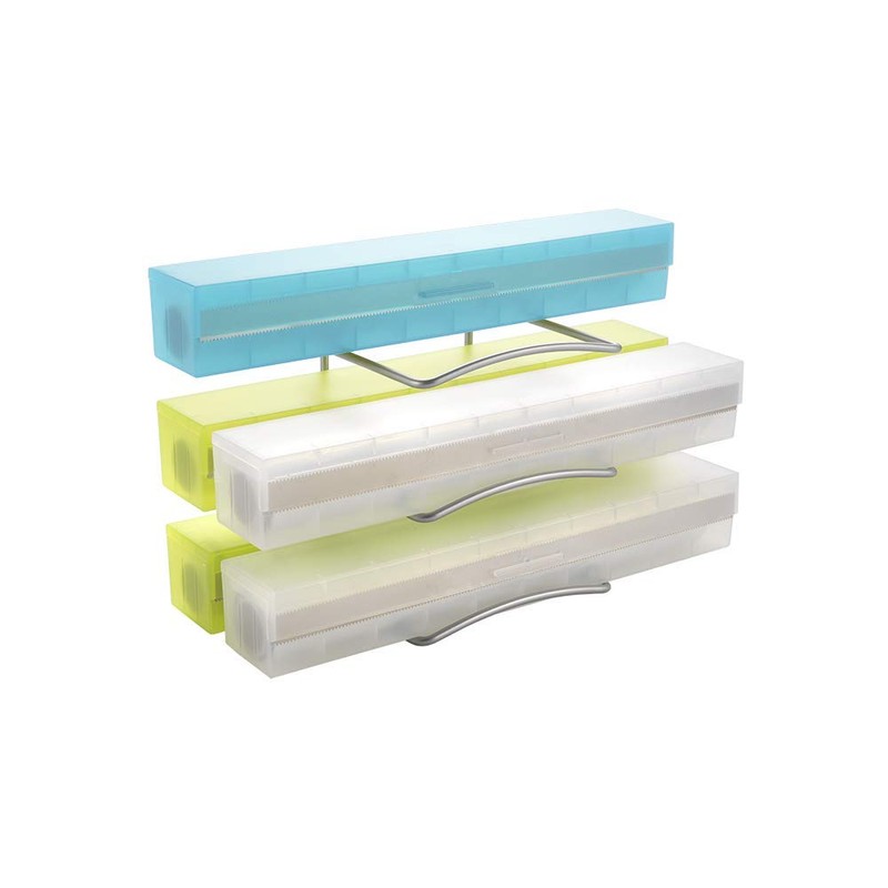 Metaltex Metal Roll Holder, Metallic Grey, 12 x 14 x