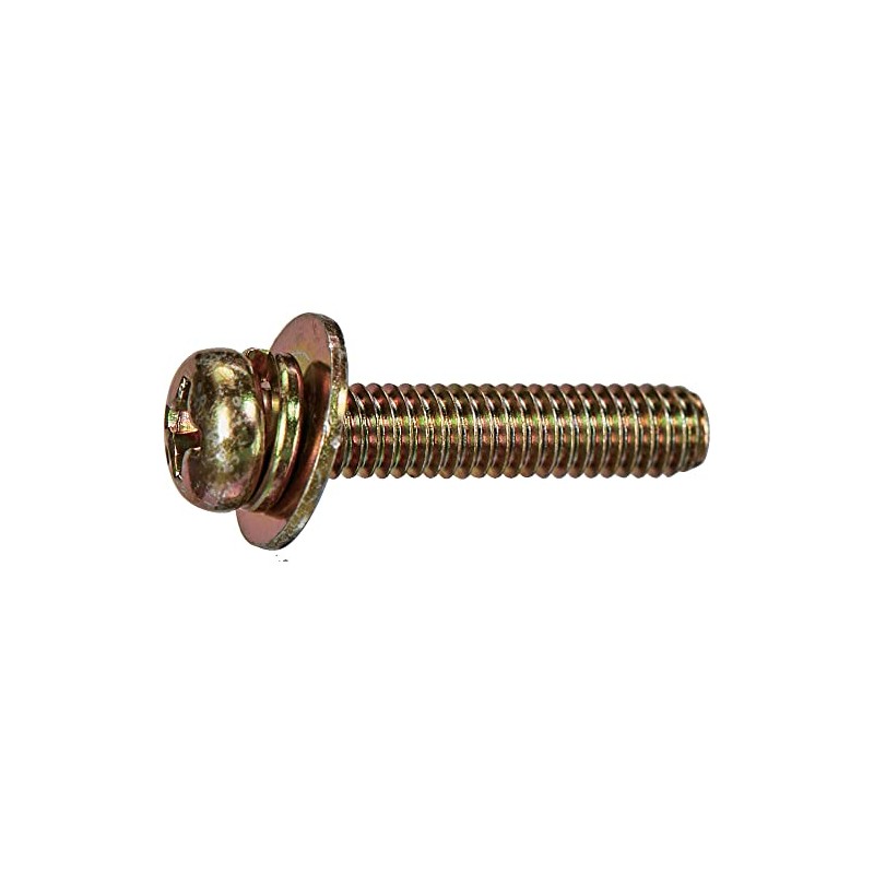 TRUSCO Y831-0620 Pan Head Embedded Screws, Chromate, P-3 M6 x