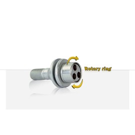 Fits Peugeot 206 207 208 Models Heyner Germany Locking Wheel Nuts Set 4 Car Security Locks Anti-theft ZH4