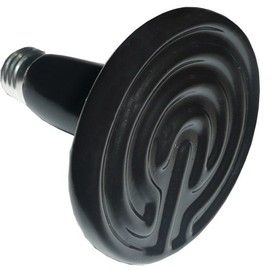 Mauk 1731 A Infrared Heat Lamp, Glass, 250 watts, E27, schwarz, 10 x 12 x 10 cm