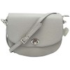 Puccio Pucci Womens TRLBC100078 Light Grey Leather Bag, lightgrey